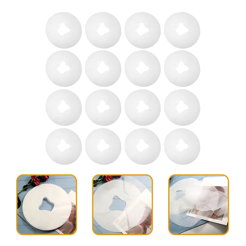 

200 Pcs Table Face Mask Disposable Disposable Pillow Pads Headrest Mask Mat Non-woven Fabric