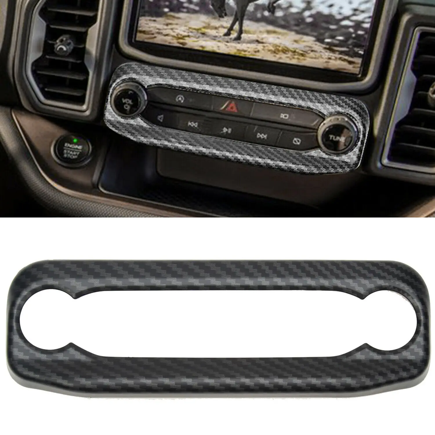 

Central Console Navigation Frame Cover Trim For Ford Bronco Sport CX430 2021-22