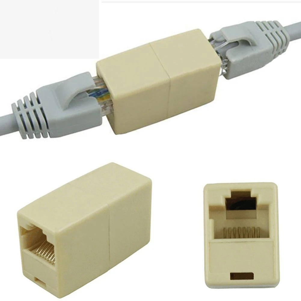 Фото Сетевой Ethernet-Кабель с двойной прямой головкой 10 шт. Столярный соединитель RJ45 CAT 5 5E