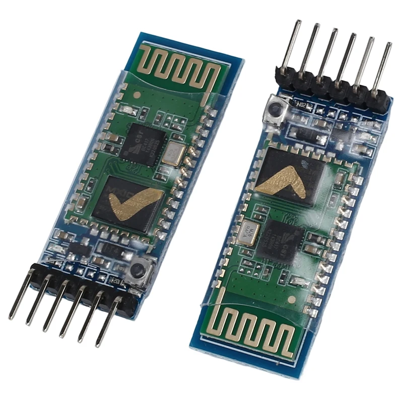 

2Pcs HC-05 6 Pin RF Wireless Bluetooth Transceiver Slave Module RS232 / TTL To UART Converter And Adapter For Arduino