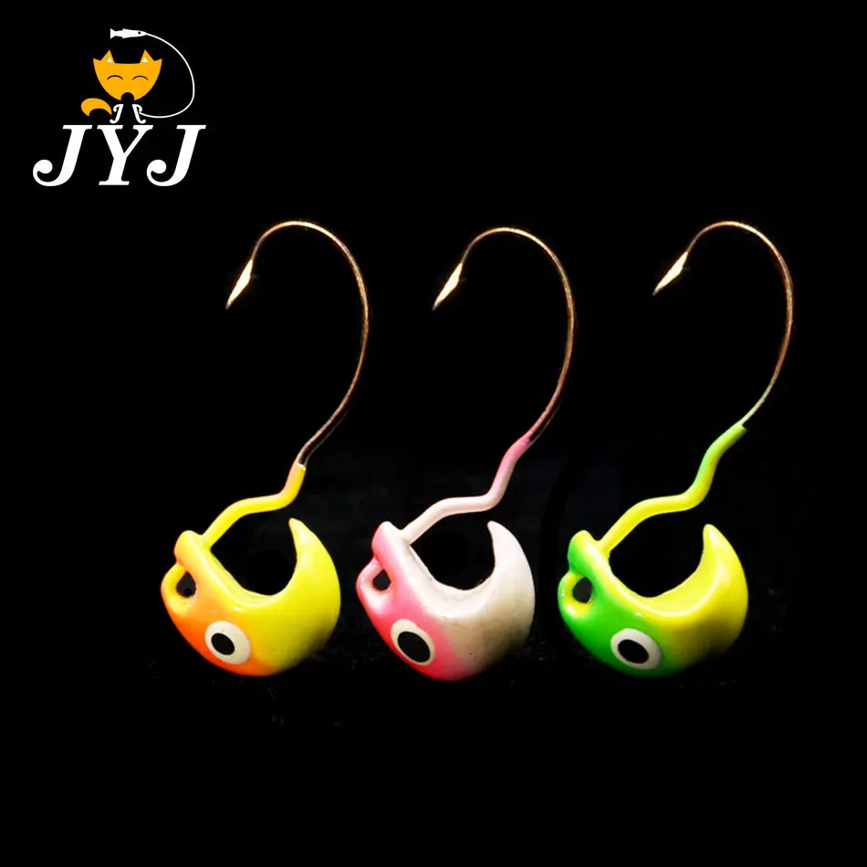 JYJ 10 г 3 шт. рыболовный крючок для джиговой ловли тумблерные крючки мягких