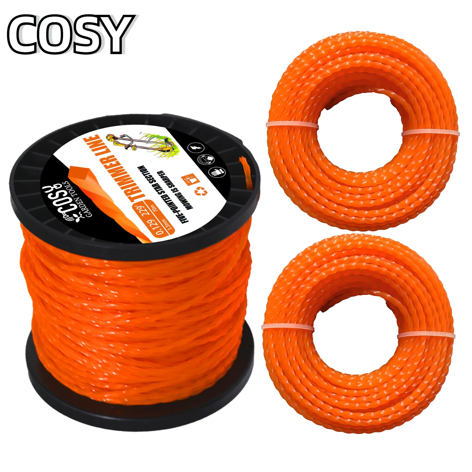 2 4/2 7/3 0 мм 1 фунт нейлоновая спиральная ирригационная косилка ножничная головка