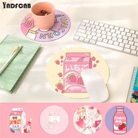 yndfcnb top quality japanese strawberry milk rubber mouse durable desktop mousepad%c2%a0 gaming mousepad rug for pc laptop notebook
