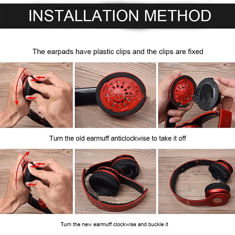 Прошитые амбушюры для Ssolo 1 проводные наушники HD детали ремонта |