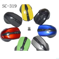 portable sc 319 2 4ghz wireless mouse adjustable 1200dpi optical gaming mouse wireless home office game mice for computer laptop