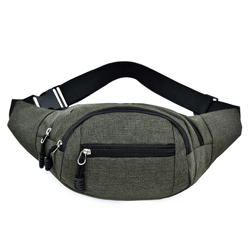 

Fanny Pack for Women Waist Bags Casual Run Waist Pack Men Chest Bag Black Oxford Phone Pouch