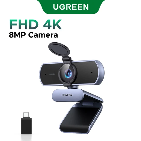 УГREEN веб-камера 4K FHD 1080P  для конференц-связи