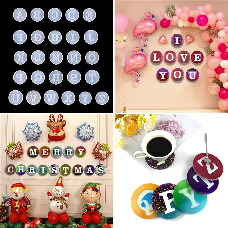 Форма для алфавита силиконовая форма мыла и свечи 26 букв английского аксессуары