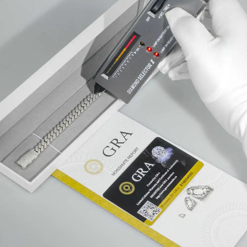 Ювелирные изделия в стиле хип-хоп на заказ бриллиантовое ожерелье позолоченное 18