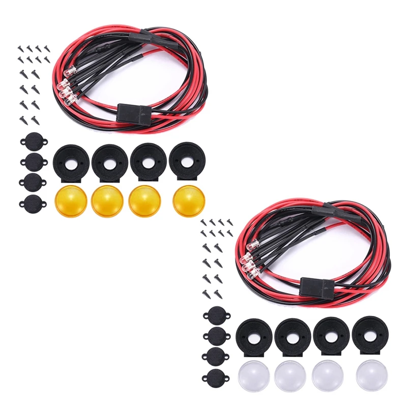 

Для WPL D12 1/10, радиоуправляемая автомобильная лампа, светодиодная лампа на крышу, аксессуары