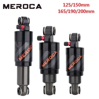 meroca mountain bike air shock absorber 125150165190200mm scooter alloy mountain bike folding bike rear shock 165mm shock