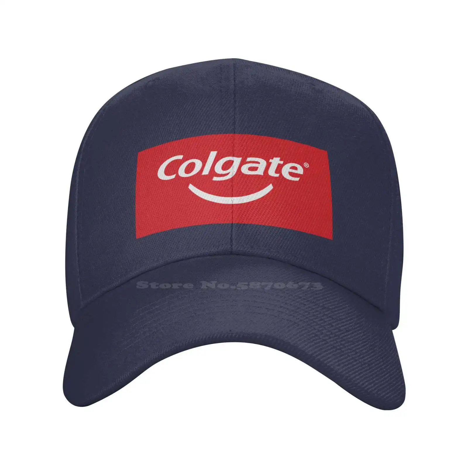Модная качественная джинсовая бейсболка с логотипом Colgate