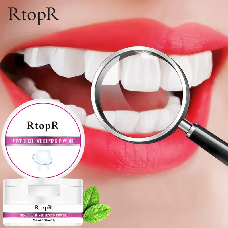 

Teeth Whitening Powder remove stains plaque and fresh breath Pearl Natural Toothpaste Toothbrush Kit Oral Hygiene