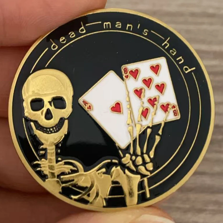 

Позолоченные покерные фишки с держателем