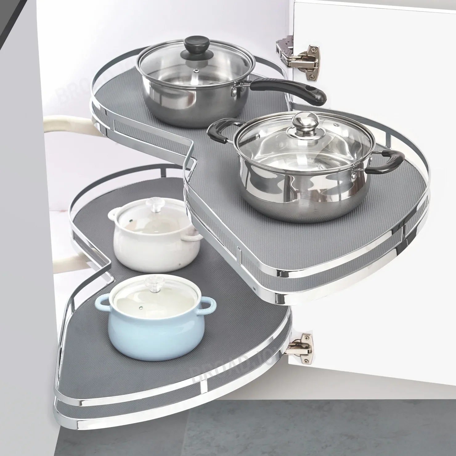 

High Quality Sink Corner Cabinet Storage Basket Kitchen Tableware Tray