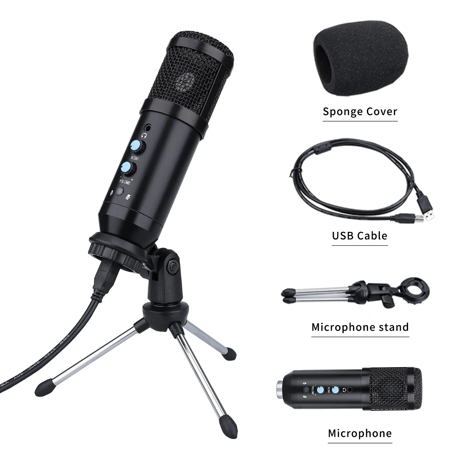 Высокочувствительный профессиональный конденсаторный портативный Простая