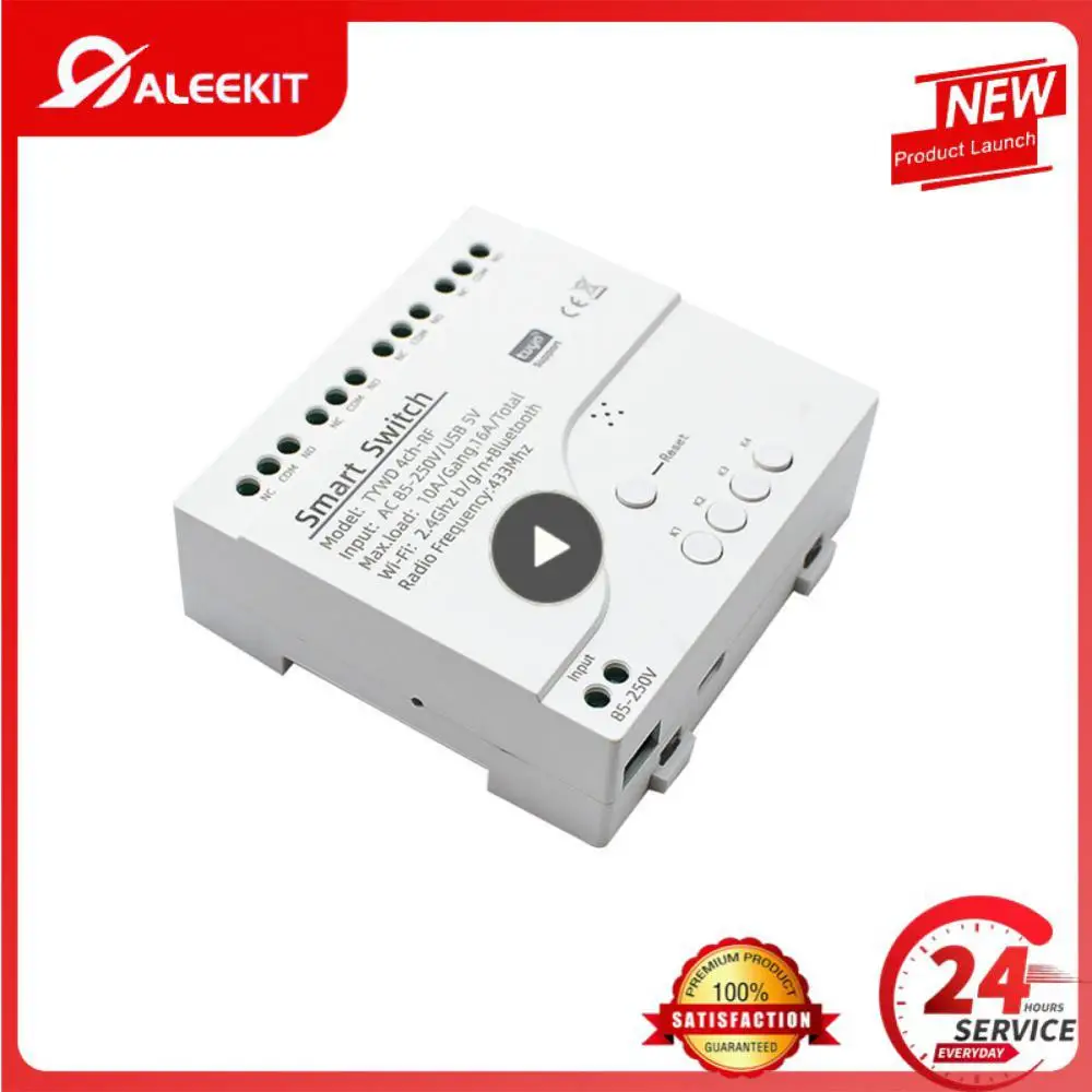 

1~8PCS Tuya Smartlife WIFI Automation Relay Module Controller DC 7-32V AC 85-250V RF Remote Control Switch Work With Alexa