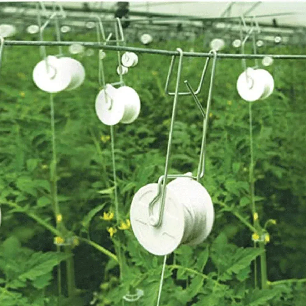 Роликовый крючок для решетки томатов крючки поддержки с шпазом 49 2 фута веревка