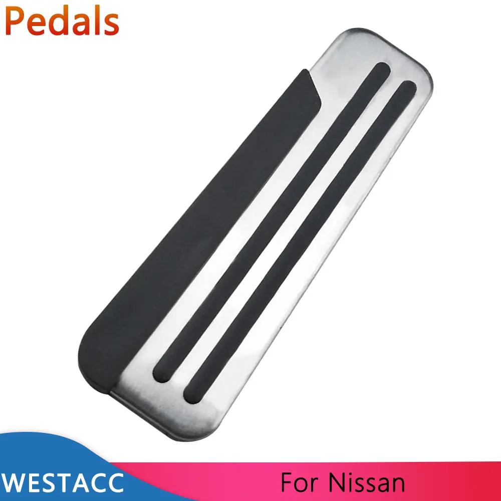 

Stainless Steel Car Dead Pedal Foot Rest Pedal Cover for Nissan March Maxima Juke Pulsar X-trail Qashqai Leaf Sunny for Infiniti