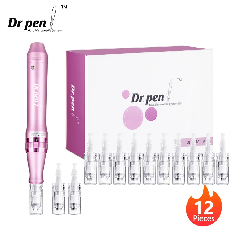 

Electric Dr. Pen Ultima M7 12 Pcs Needles Professional Derma Pen Nanoneedles Tatoo Machine Mesotherapy Skincare Tool SPA Care