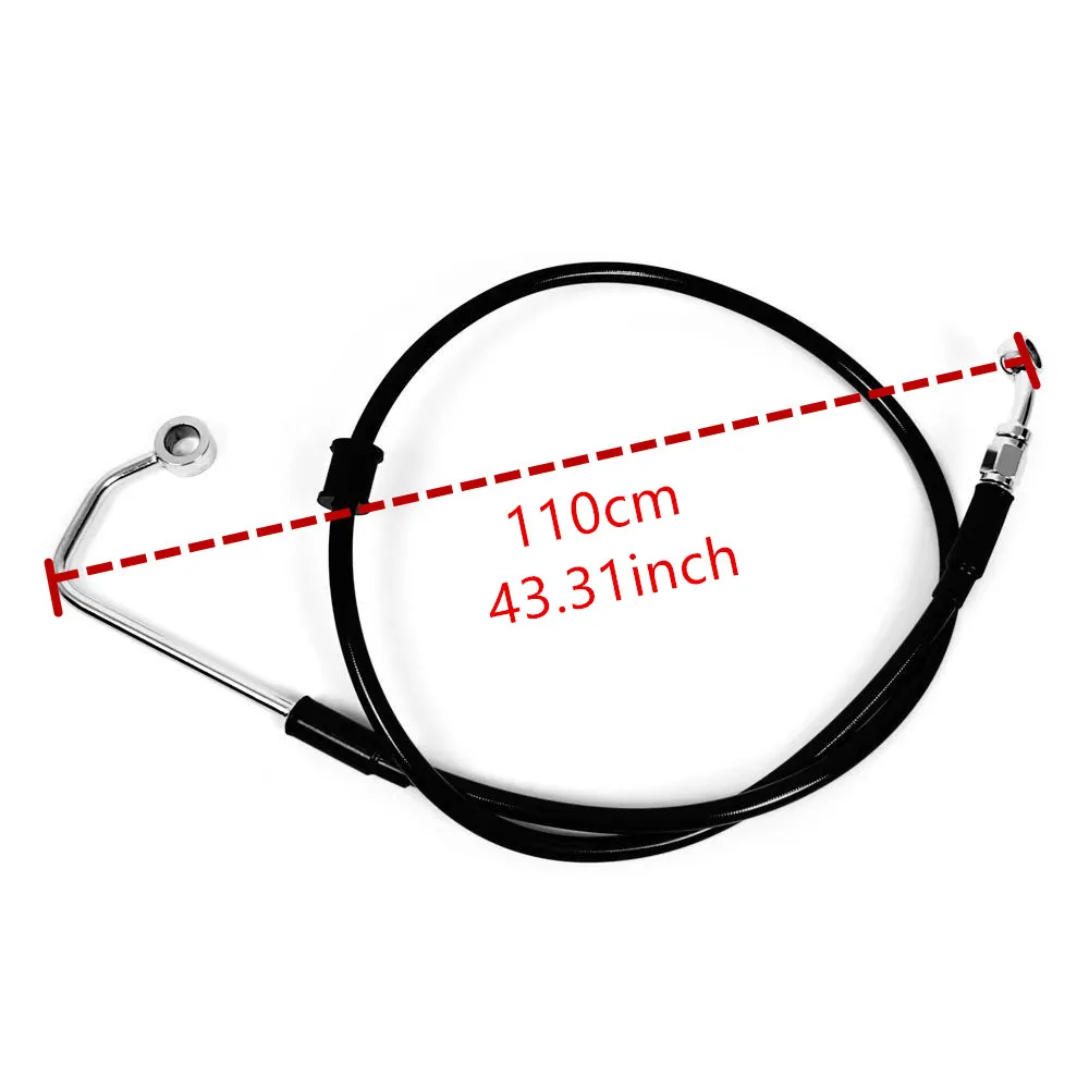 

Для Harley Softail Heritage Fat boy Breakout Deluxe Fls Slim 2011-2017 ABS удлиненная передняя тормозная трубка