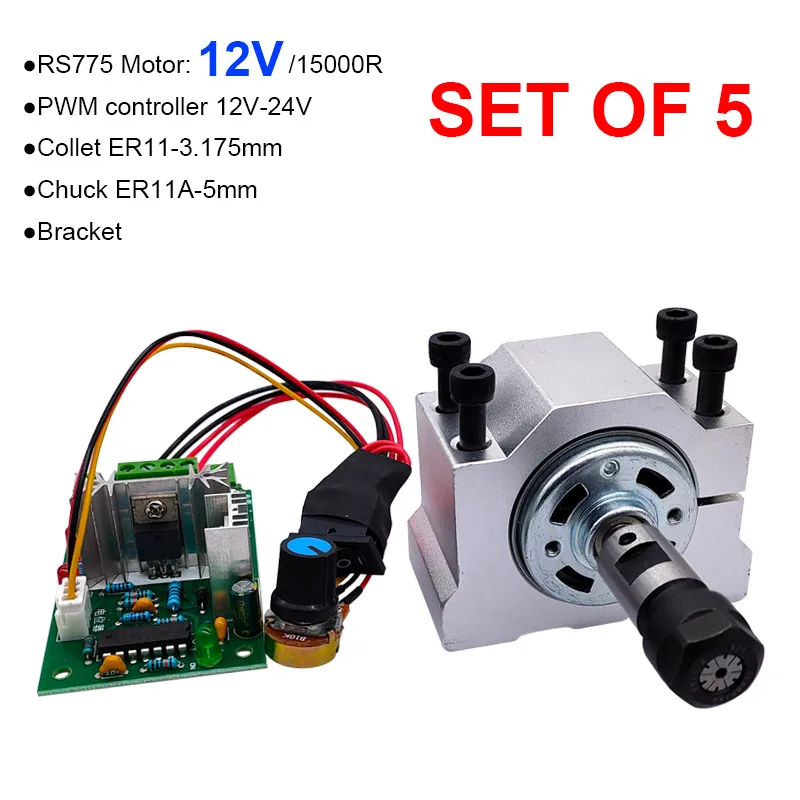 

Двигатель постоянного тока RS775 CNMAWAY 12В/24В 15000Rpm