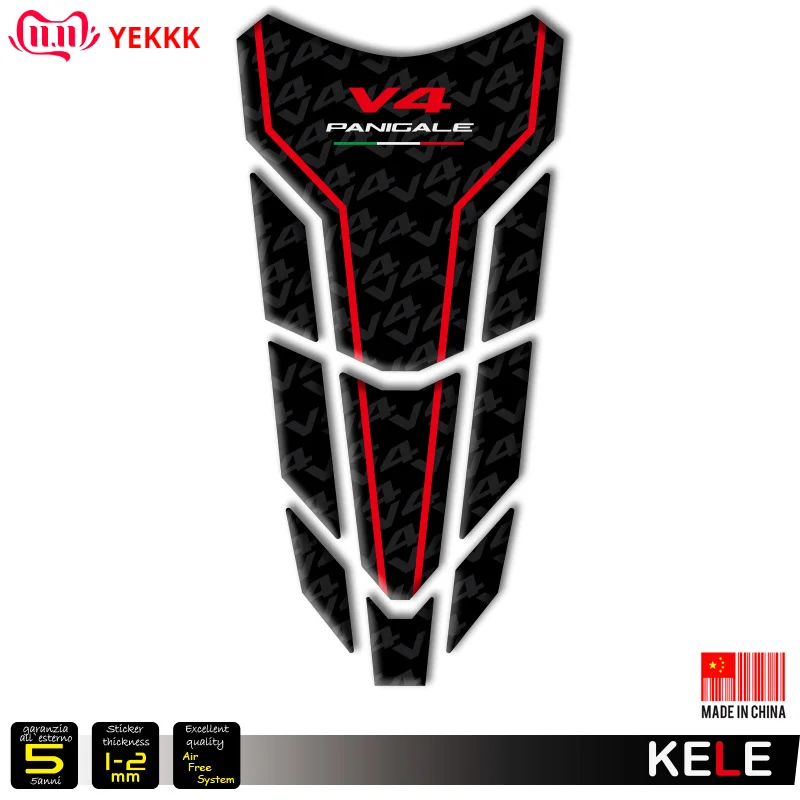 

3D Motorcycle Gas Fuel Oil Tank Pad Protector Decals Stickers Tank Pad Resin Fits For Ducati DUCATI Panigale V4 V4R V4S V2 SBK