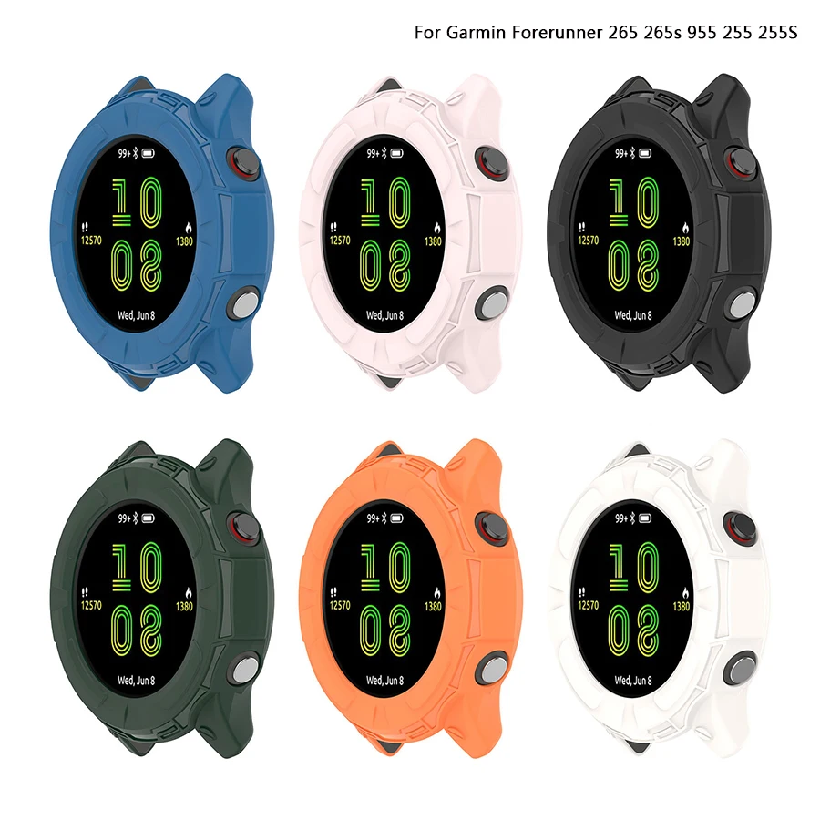 

ТПУ чехол для часов Garmin Forerunner 265 265s 965 955 255, мягкий полый защитный чехол, бампер для смарт-часов Garmin 265s