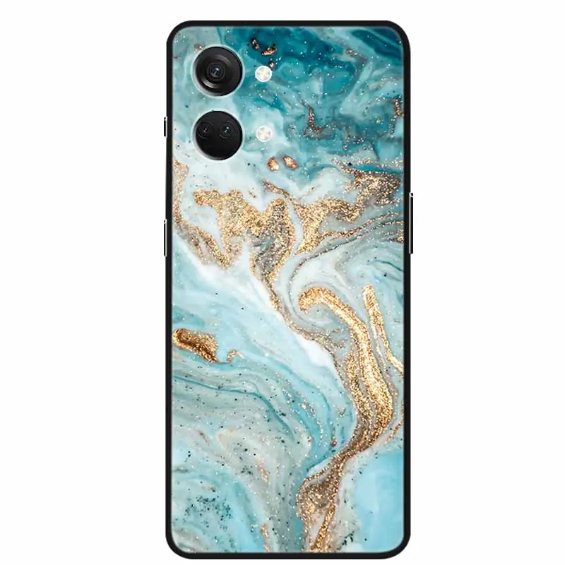 Чехол для телефона OnePlus Ace 2V 5G мраморная Мягкая силиконовая задняя крышка Ace2V Cases