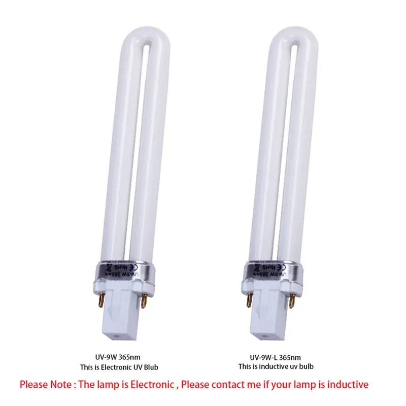 Новая Профессиональная электронная Сушилка для ногтей 2 шт. нм 9 Вт УФ-лампа