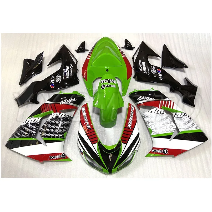 

brand new mechanical injection Fairing kit for ZX10R 2006 2007 green black bodywork fairings Ninja ZX-10R 06 07