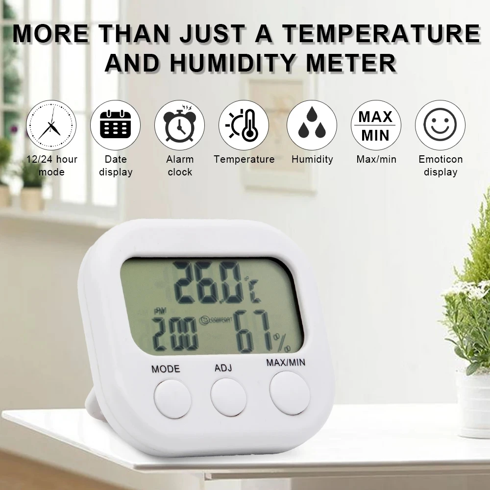

Temperature Ruoshui Humidity Digital Hygrometer Meter Sensor Indoor Mini Room Thermometer Thermometer