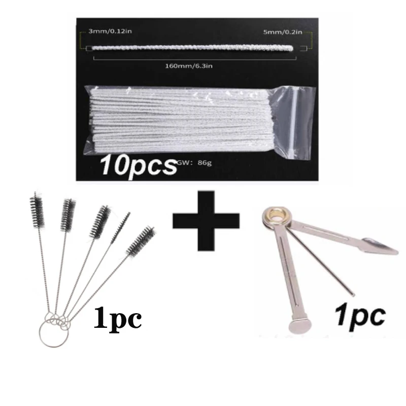 

3 in 1 multi-function Smoking Pipe cleaning tools Straightly Washable cotton strips cleaning brush Tobacco Pipe Cigarette Tool