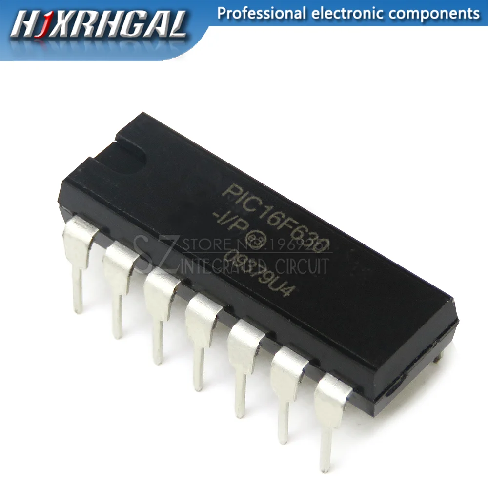 

5PCS PIC16F630-I/P PIC16F630-I DIP14 DIP PIC16F630 new original