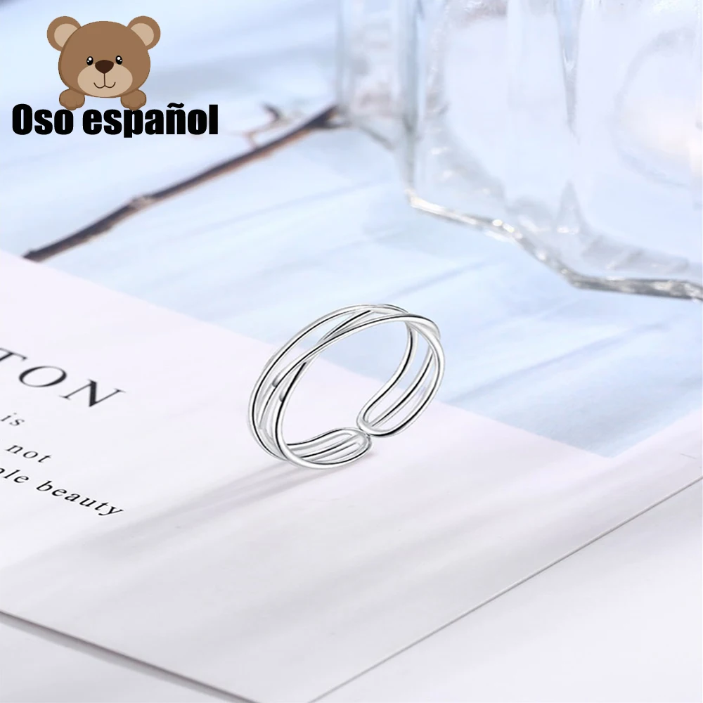 

TS-JZ010 Toss Bear 925 Sterling Silver Fine Jewelry Spanish Bear Superior Quality Version Jewelry Women's Fashion Gemstone Ring