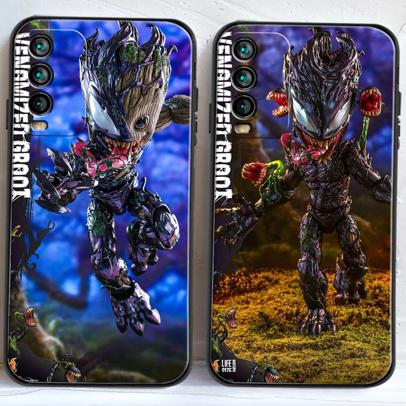 

Marvel Groot Cartoon Phone Cases For Xiaomi Redmi 7 7A 9 9A 9T 8A 8 2021 7 8 Pro Note 8 9 Note 9T Soft TPU Coque Funda