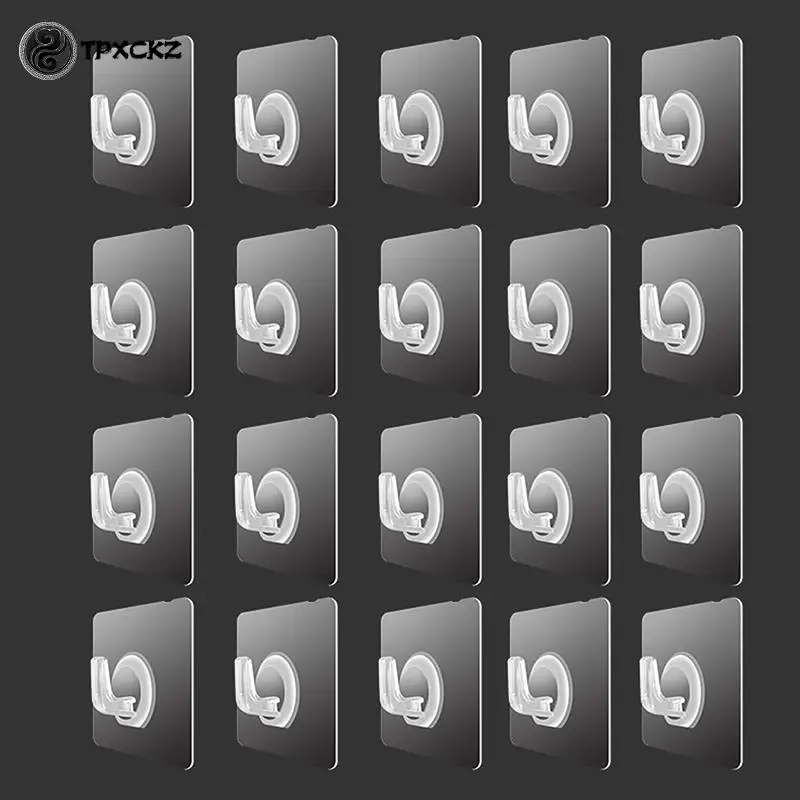 

20pcs Strong Self Adhesive Door Wall Hangers Hooks Suction Rack Cup Sucker