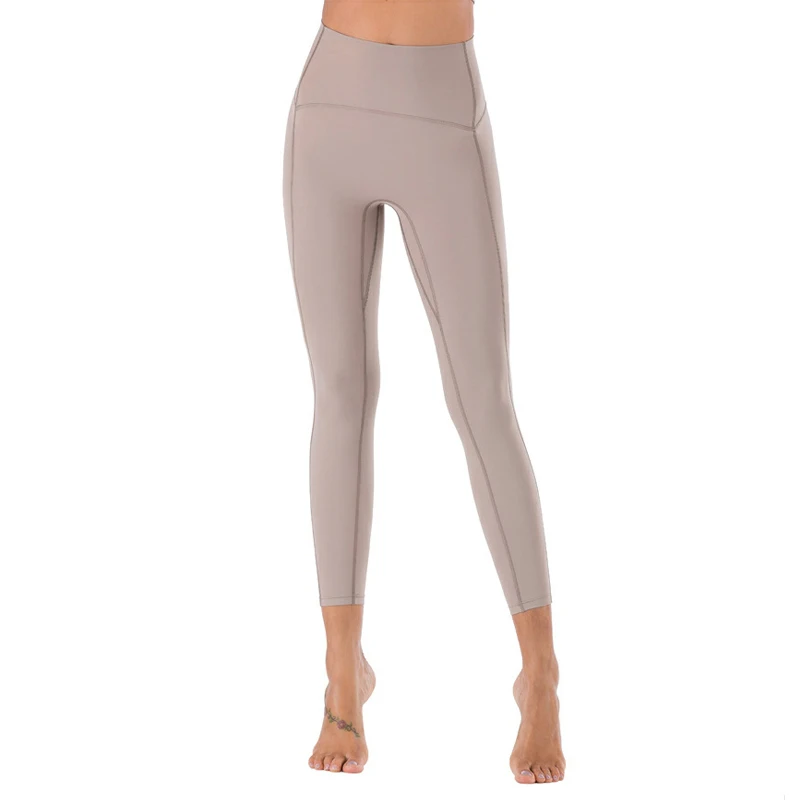 Ladies With Logo High Waist Comfort Leggings Push Up Sports Running Yoga Pants Stretch Seamless Leggings Gym Girls Leggings