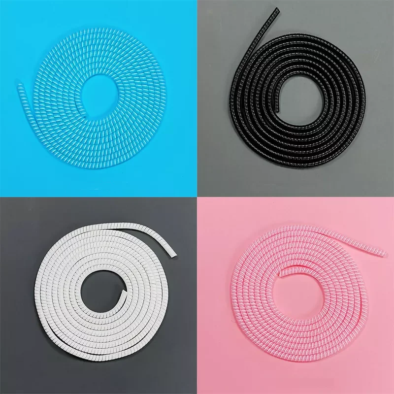 

Color Phone Wire Cord Rope Protector Spring Protection Rope For USB Charging Cable Earphone Data Bobbin Winder