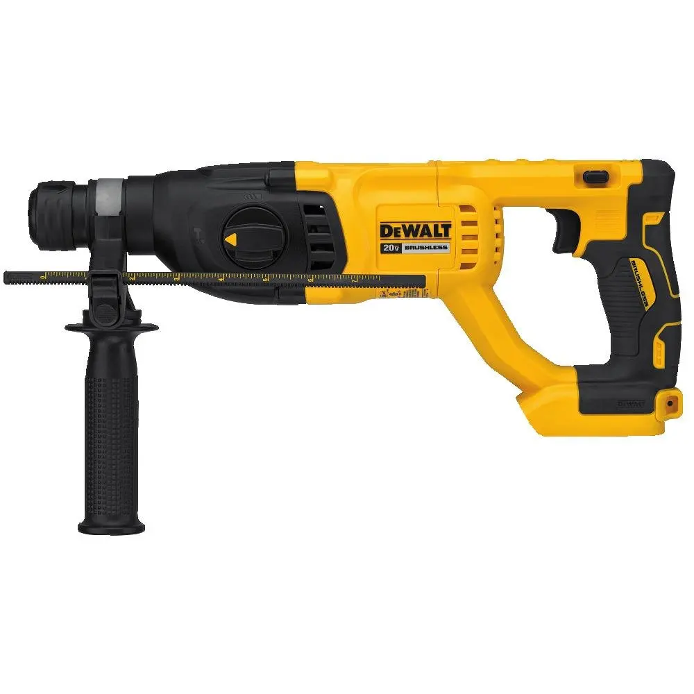 

DEWALT 20V MAX DCH133 XR перфоратор, D-образная ручка, 1-дюймовый стандартный электрический шуруповерт для бетона, аккумуляторный, высокая мощность