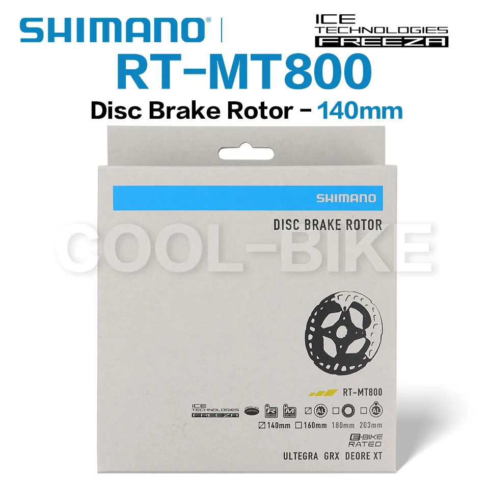 

Shimano Deore XT RT MT800 RT-MT800 Ice-Tech Freeza Disc Centerlock CENTER LOCK Disc Rotor Mountain Bikes Disc 160MM 180MM 203MM