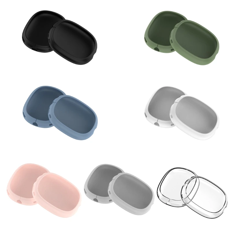 

Soft Silicone Cover Earphone Protector Sleeve Case for airpods max Headphones Headsets EarPads Earmuff Protective Case Sleeve