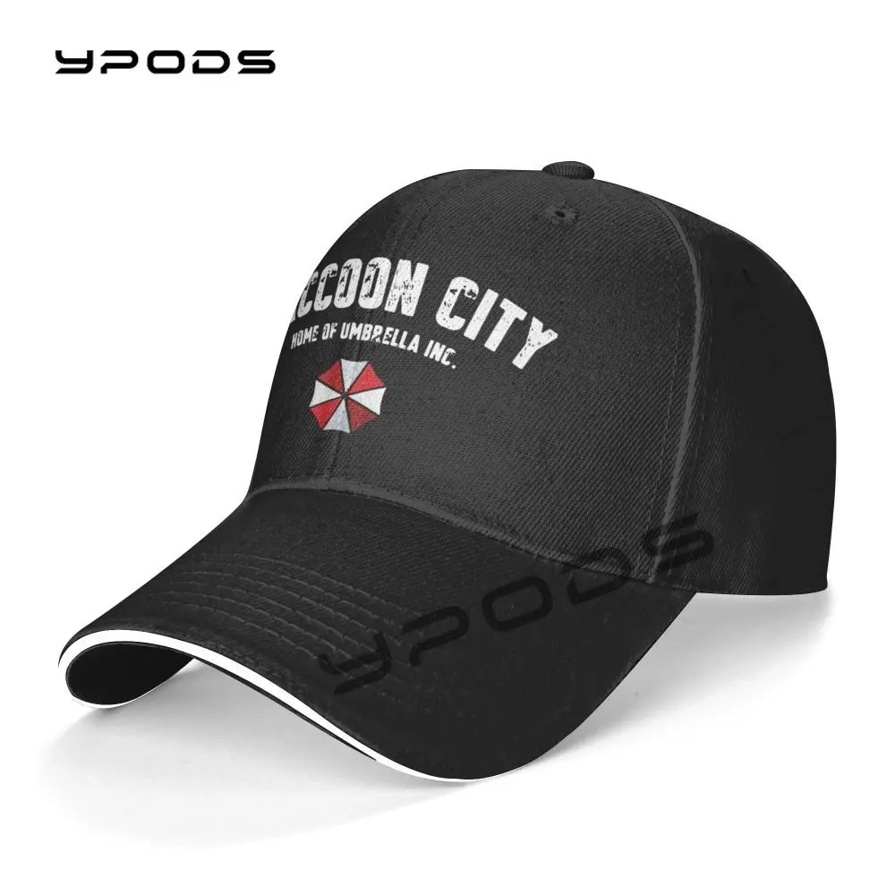 

Men's Bomber Hats ForRaccoon City Home Of Umbrella Corporation Corp Video Game For Men's Women's Hat Baseball Snapback Cap