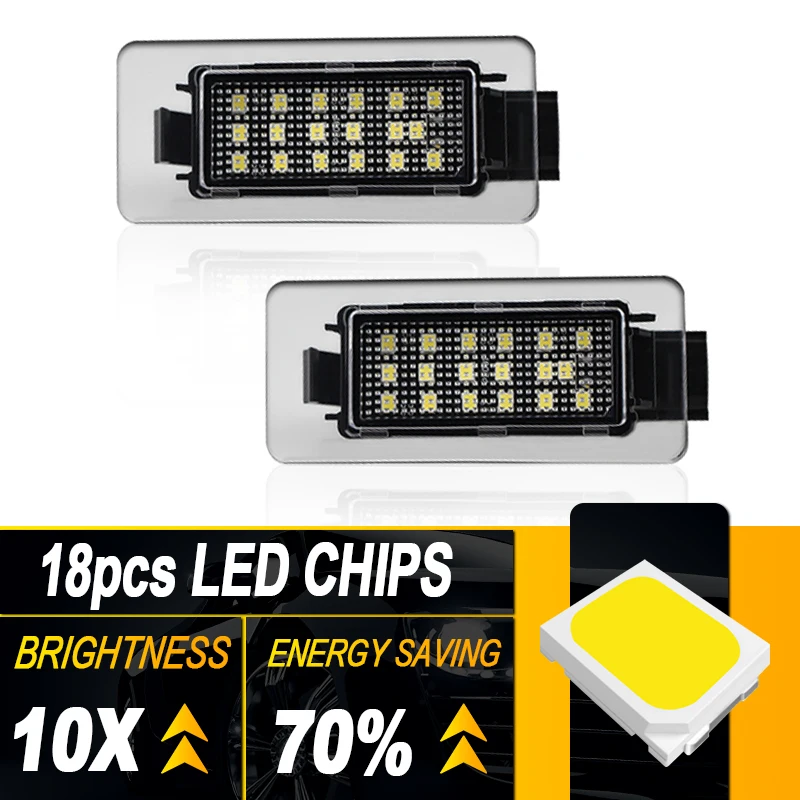 2шт светодиодная лампа освещения номерного знака 265108990 Э для Nissan Altima 2019 2020 Serena C27