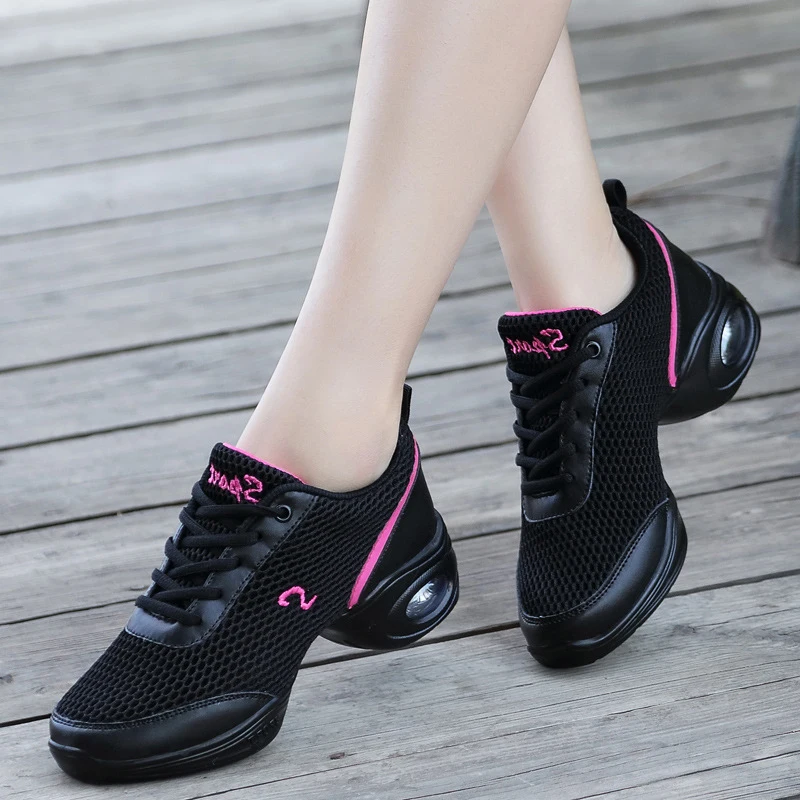 Кроссовки для танца живота дышащие сетчатые повседневная спортивная обувь