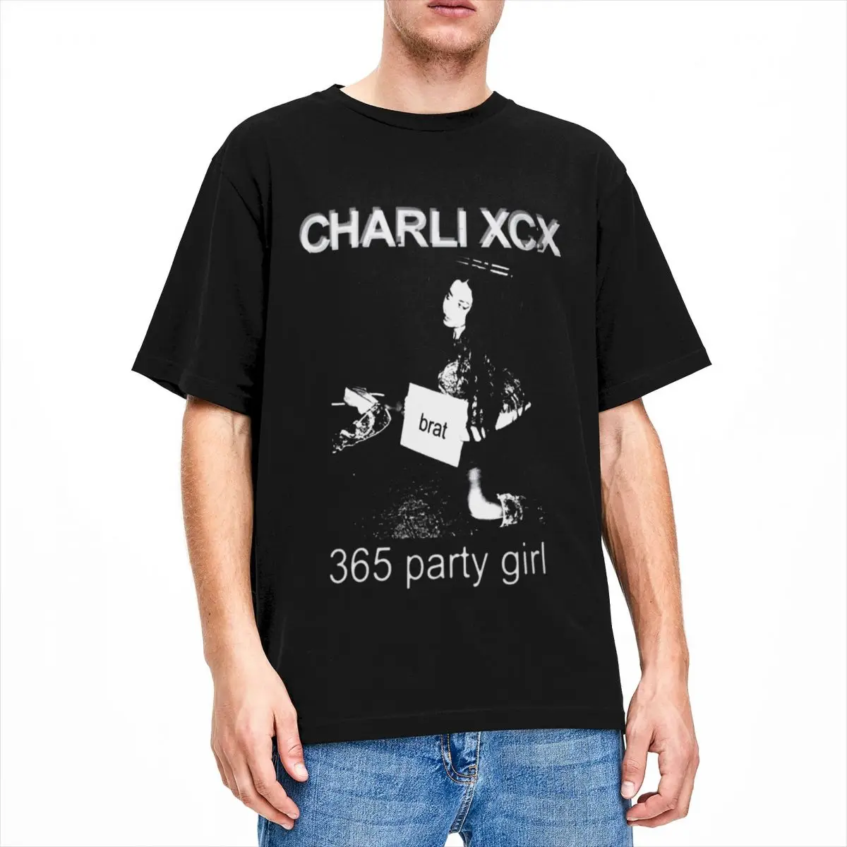 Футболка Charli XCX Brat 365 вечерние Girl для мужчин и женщин подарок футболки одежда из 100%