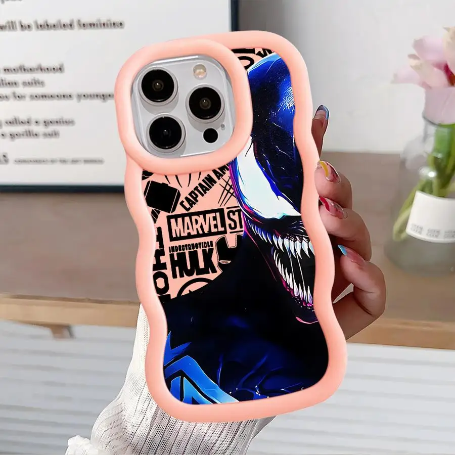 Чехол для телефона Marvel Deadpool Venom Realme C65 4G 5G C67 Narzo 30A N53 N55 50APrime 50iPrime 60x 70x 70 Pro Capa Cover