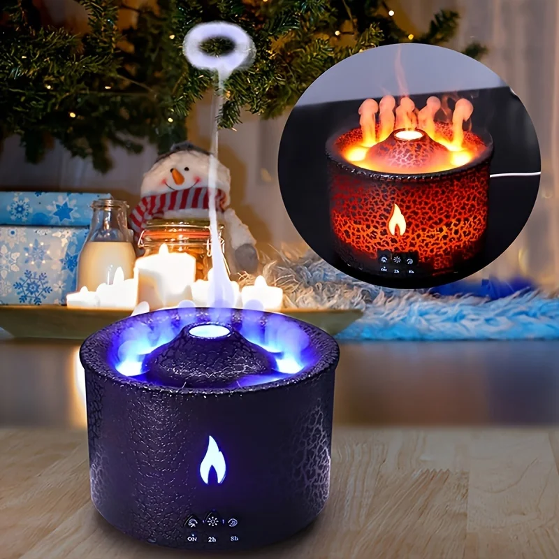 Портативный набор увлажнителей воздуха с вулканическим пламенем —