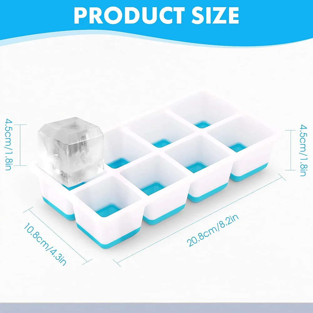 

Большие лотки для кубиков льда