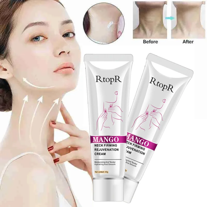 2PCS Collagen Neck Firming Cream Wrinkle Remover Body Whitning Cream Rejuvenation Whitening Skin Shape Beauty Neck Skin Care